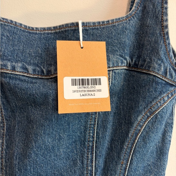 Reformation Davies Bustier Denim Dress - Picture 8 of 10
